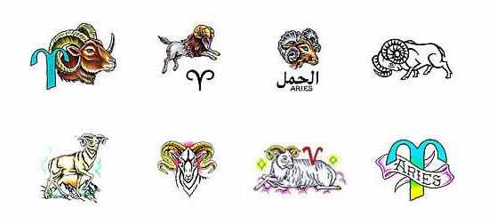 Choose your own Aries tattoo design from TattooArtcom