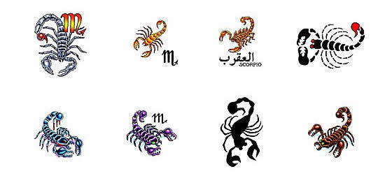 Choose your own Scorpio tattoo design from TattooArtcom