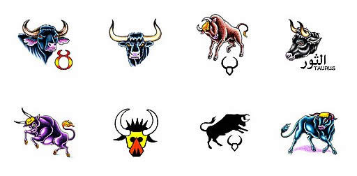 The Bull zodiac tattoos symbolize the sign of Taurus