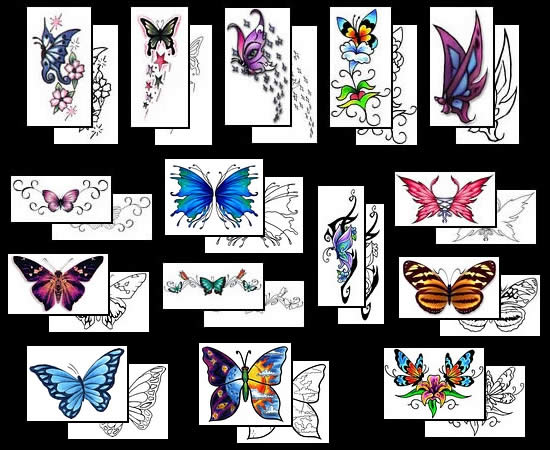 Choose your own butterfly tattoo design by the world's top tattoo artists to