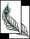 Feather tattoo symbols