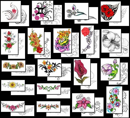 Get your Flower tattoo design ideas here!