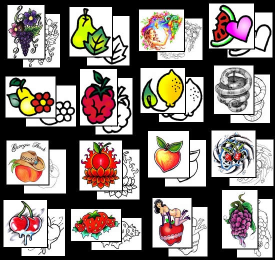 (Fruit tattoos - what do they mean? Fruit Tattoos Designs & Symbols )