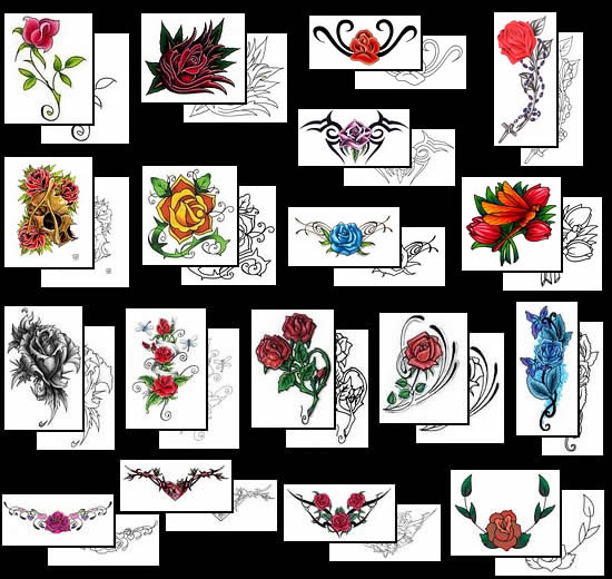 Buy your rose tattoo design at TattooJohnnycom today