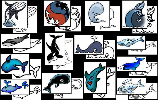 Get your Whale tattoo design ideas here!