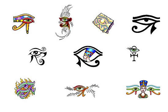 Egyptian Hieroglyphs Tattoo c*py/modify/no transfer tattoos eye of horus