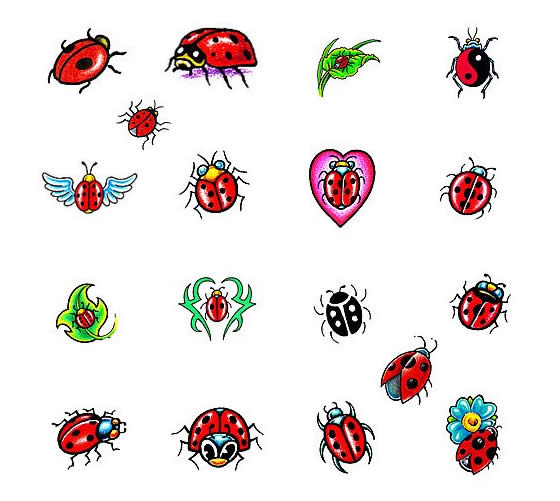 henna designs flower bee butterfly ladybug ladybug tattoos