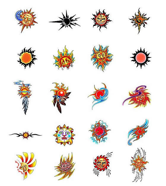 tribal sun tattoo designs - zapatom pictures. Sun tattoo design ideas from