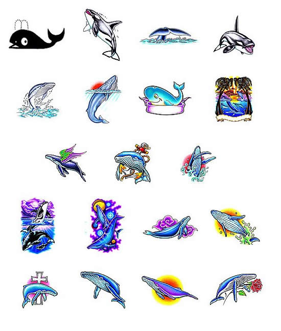 whale tattoos designs