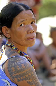 Of all Kalinga tattoo motifs, centipedes and python scales seem to dominate.