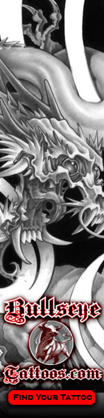 Dragon tattoo designs from Bullseye Tattoos