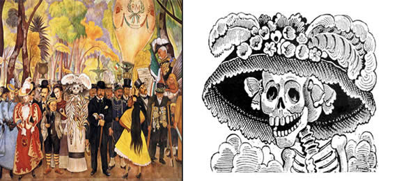 Day of the Dead motifs