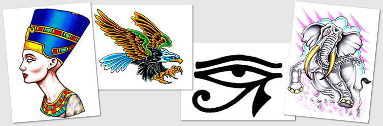 Tattoo Designs Symbols Eagle Egyptian Eye Of Horus Elephant