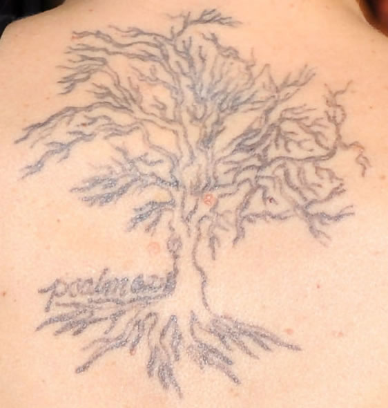 Niki Taylor tattoo on her back