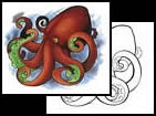 Octopus tattoo symbol meanings