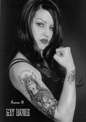 TAIRRIE B TATTOOS PHOTOS PICS PICTURES OF HER TATTOOS b tattoo