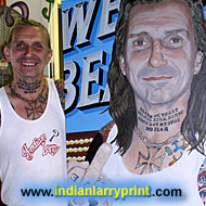 The only official portrait personally endorsed by Indian Larry