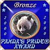 Pandas Pride Bronze Award 2000
