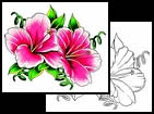 Flower tattoo designs and symbols