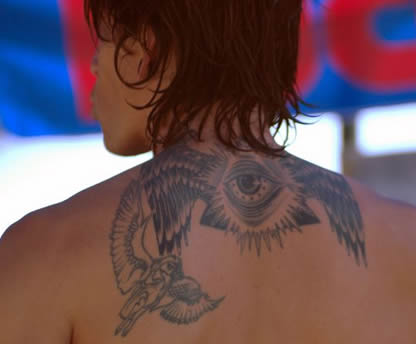 BRANDON BOYD of INCUBUS TATTOOS PICTURES PHOTOS OF HIS TATTOOS