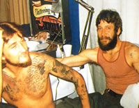Thomas and Greg Irons in 1983