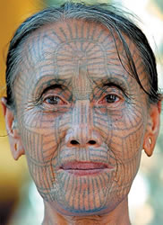 Laytu Chin woman, Myanmar.