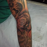 Justin Bieber sleeve tattoo
