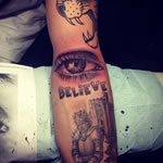 Justin Bieber tattoo sleeve