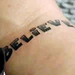 Justin Bieber tattoo