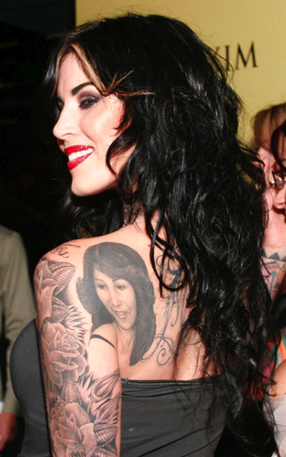 KAT VON D TATTOOS PICTURES IMAGES PICS PHOTOS OF HER TATTOOS