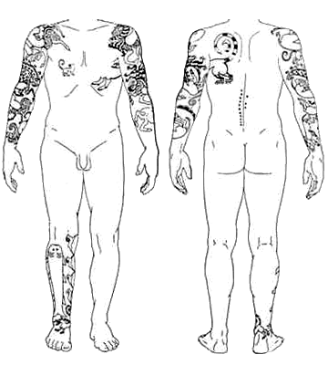 Scythian tattoo (front) He was a Scythian who roamed the Central Eurasian 