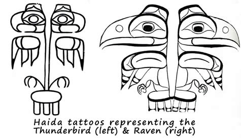 Tattoo History Haida Tattoo Images History of Tattoos and Tattooing 