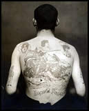 French prisoner with tattoos 1912