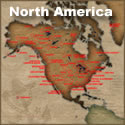 North America Tattoo History Map