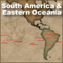 South America Tattoo History Map