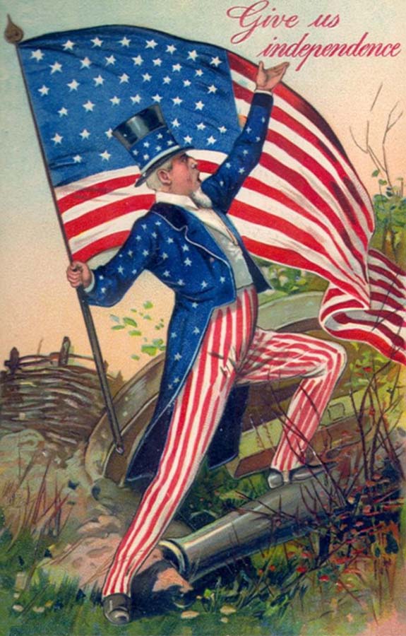vintage american flag clip art free - photo #37