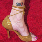 Who's ankle tattoo