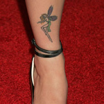 Who's ankle tattoo