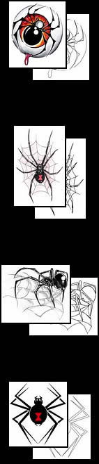 Spider tattoo design ideas here!