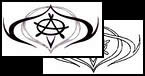 Anarchy tattoo symbols