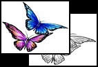 Butterfly tattoos