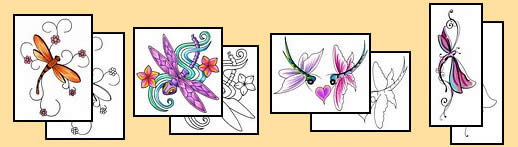 Dragonfly tattoo ideas