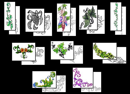 Get your Ivy and Vine tattoo design ideas here!
