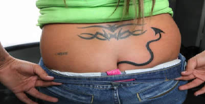Jodie Marsh tattoos