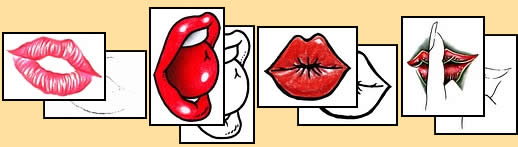 lips as love tattoos