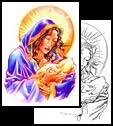 Madonna and Child tattoo