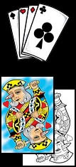 Check out these great playing card tattoo design ideas