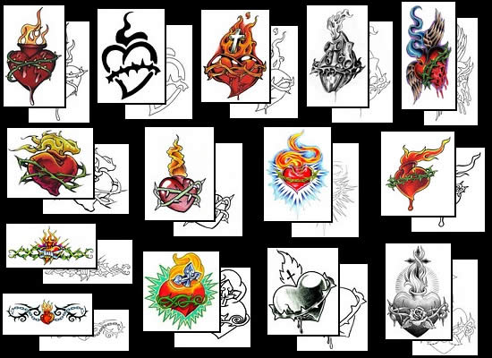 Get a great sacred heart tattoo design ideas here!