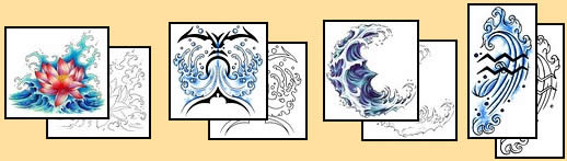 Water tattoo design ideas