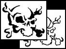 Death's head tattoo design ideas